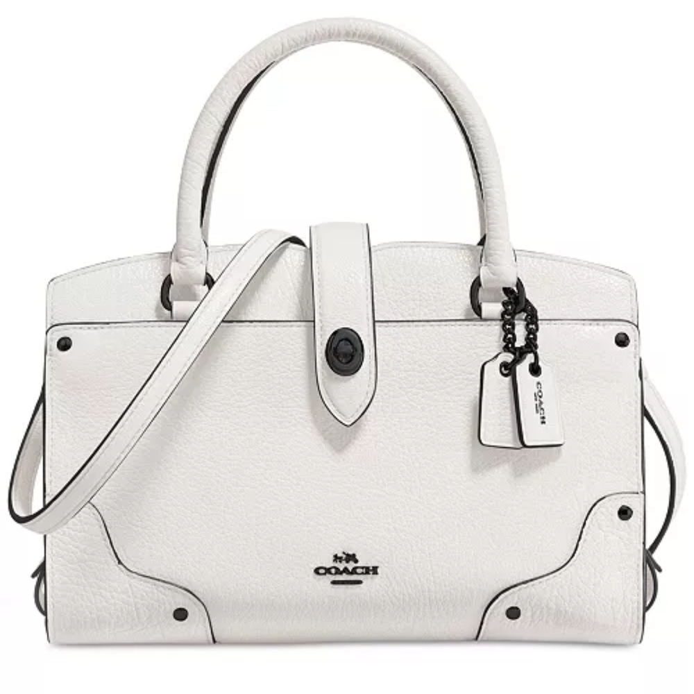 Coach White Leather Women's Bag